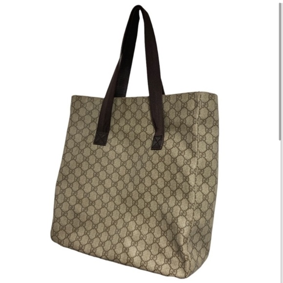 Gucci Supreme GG shopper tote authentic 
Leather & canvas 
Very good condition - Picture 2 of 12